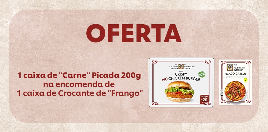 Aproveite a promoção do The Vegetarian Butcher!